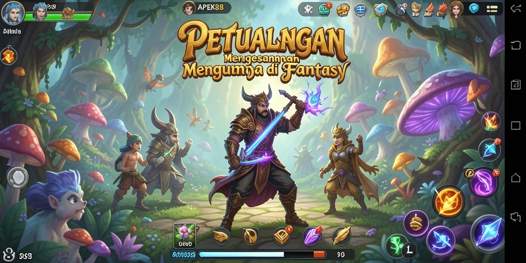 Tampilan gameplay APEK88 yang menakjubkan dan penuh petualangan.
