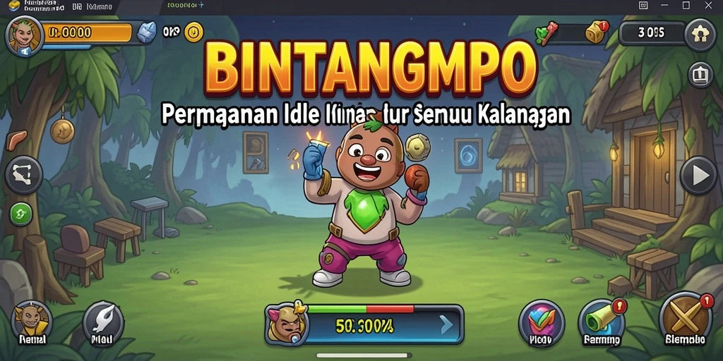 Tampilan gameplay BINTANGMPO yang menarik dan menawan.