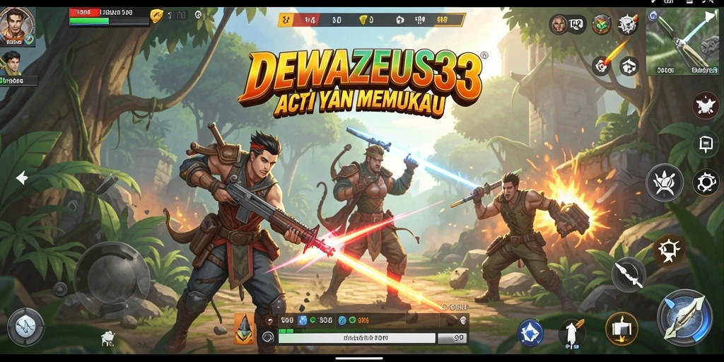 Tampilan gameplay seru dari DEWAZEUS33 yang penuh aksi.