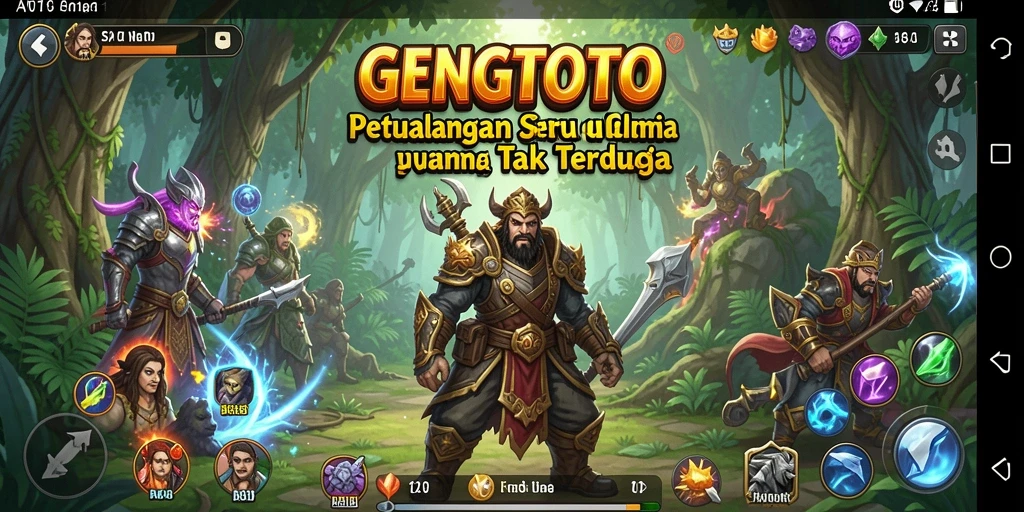 Tangkapan layar GENGTOTO menunjukkan aksi seru dalam gameplay petualangan.