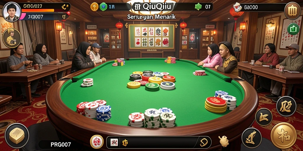 Tampilan screenshot PRG007 yang menampilkan gameplay seru QiuQiu.
