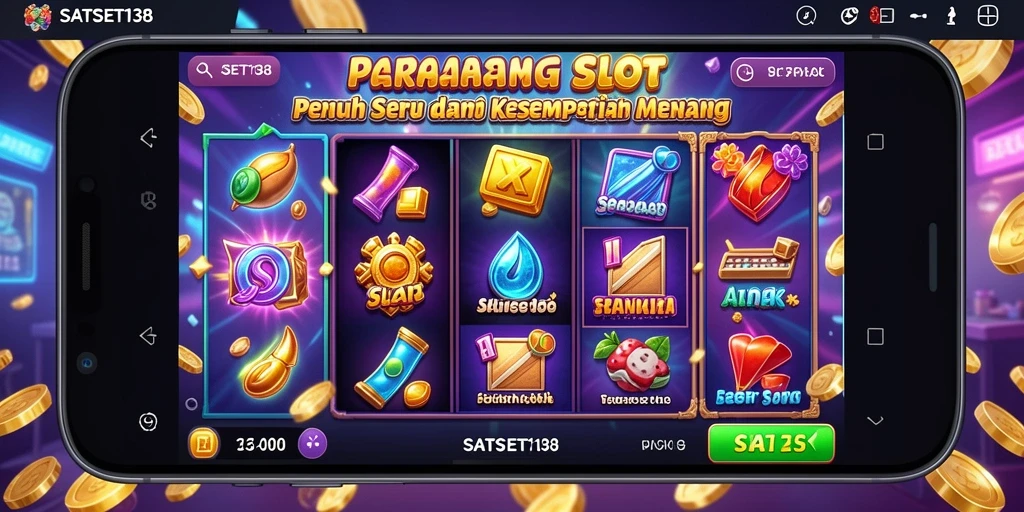Screenshot utama SATSET138 menampilkan gameplay slot yang menarik.