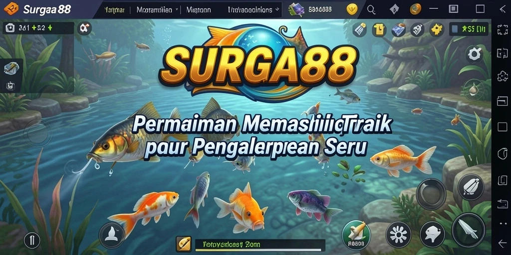 Tangkapan ikan seru dan grafis menakjubkan dalam SURGA88.