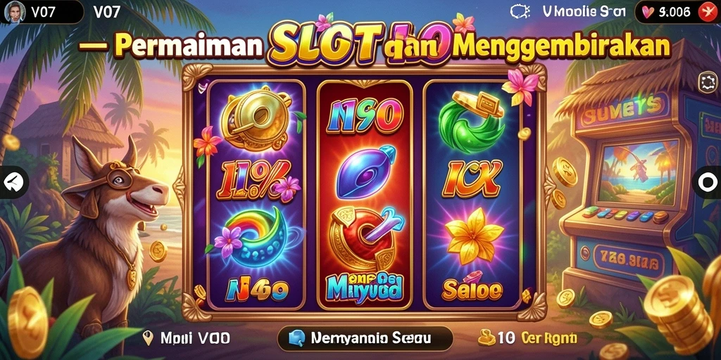 Tampilan gameplay V07 yang menarik dengan grafis menawan.